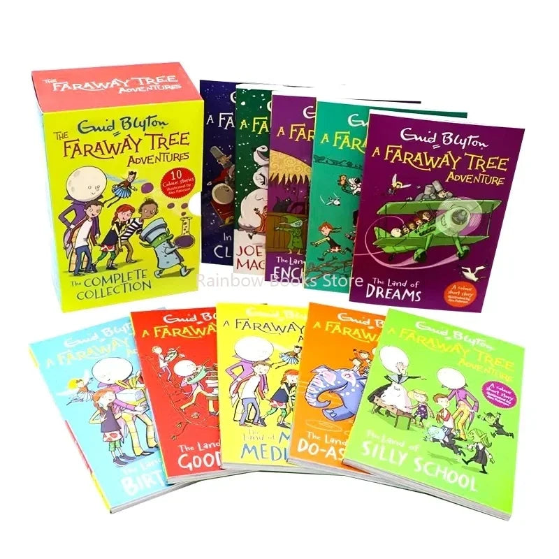 Enid Blyton A Faraway Tree Adventure Children's English Story Novel Fiction Kids Education Reading Gift Comic Picture 10Books