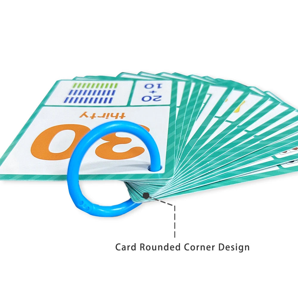 Montessori Kids English Words Learning Flashcards Early Educational Cards Classroom Supplies Kindergarten Teacher Teaching Aids