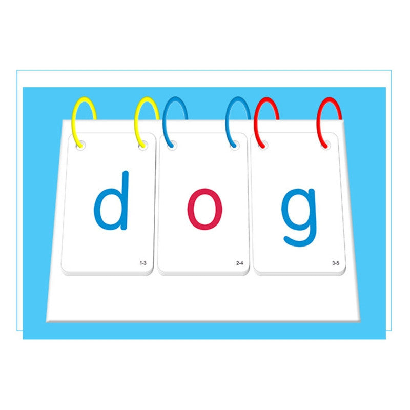 English Phonics Cards Phonics Textbook Elementary School English Enlightenment Desk Calendar Turning Card Teaching Aids