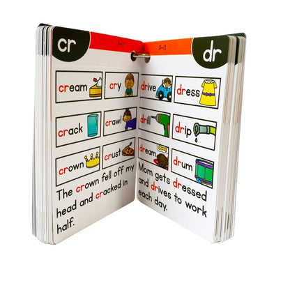 Montessori English Phonics Learning Cards Kindergarten Educational Toys for Children Teacher Teaching Aid Flashcards