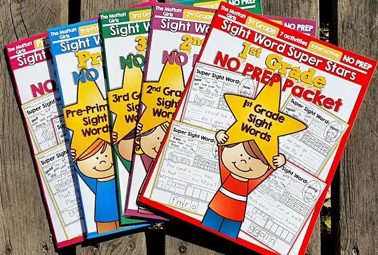 Sight Word Mastery: Pre-Primer to 3rd Grade Phonics Practice Book